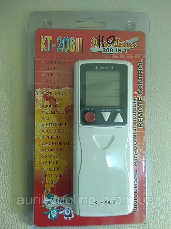 Універсальний пульт кондиціонера KT 208 II