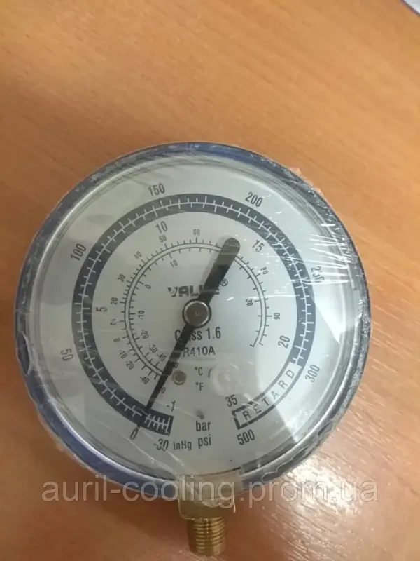 Манометр. VALUE AL низкого давления R410a диаметр 80 мм