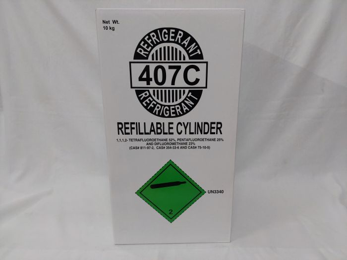 Фреон R-407с (10 кг) (У багаторазовому балоні. євро стандарт)
