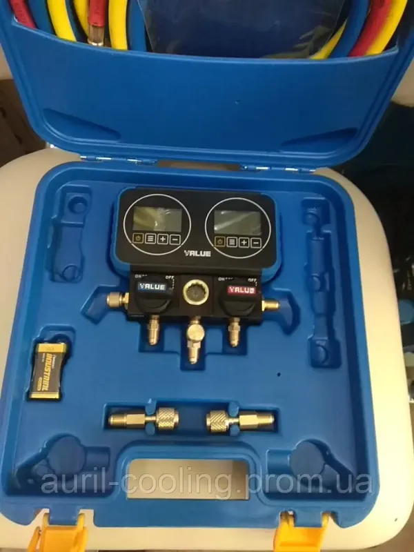 Електронний манометричний колектор двовентельний VRM2-0101i