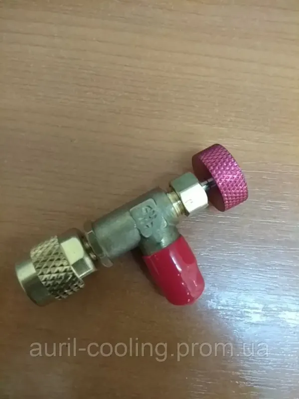 Кран для заправки кондиціонерів HS-1223 (5/16 SAE-5/16SAE)