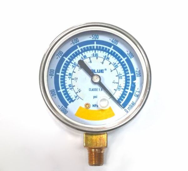 Манометр VALUE 310500601 мановакууомметр 63мм нержавіючий. Під'єднання з низу