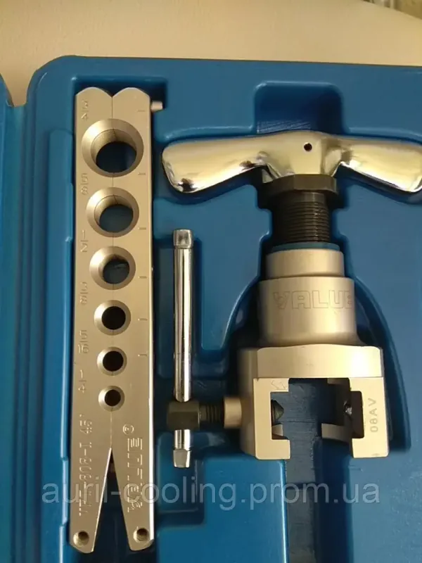 Набір для вальцювання труб з ексцентриком VALUE VFT 808-I (одна планка, одна вальцювання)