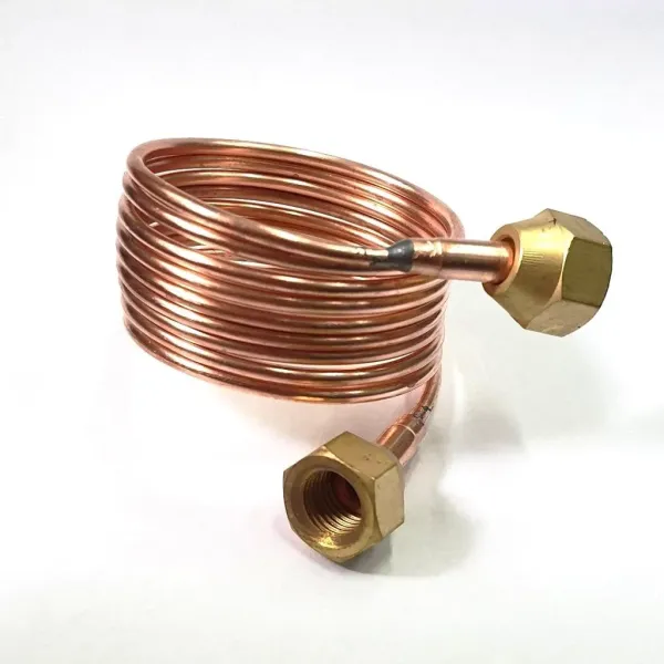 Перехідник капілярна труба з гайкою (1/4) для ТРВ і РД (довжина 1,5 м )