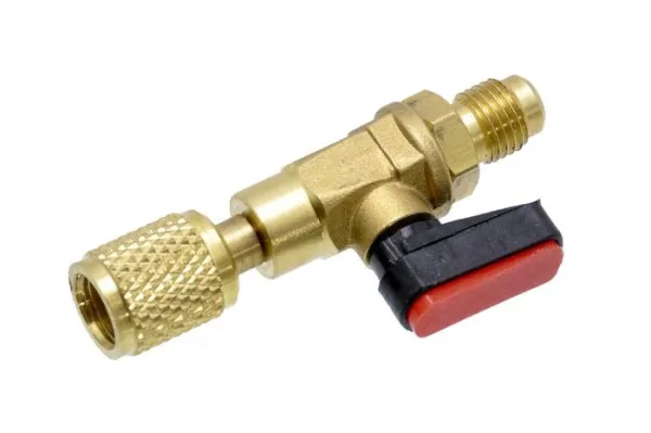 Кран для заправного шлангу (1/4", прямий) (RTM BV-01)