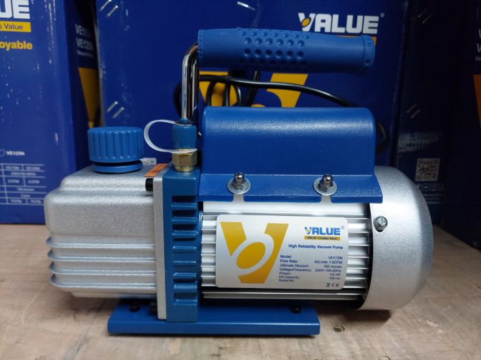 Вакуумний насос VALUE VH-115 N (1 ступ., 51 л/хв.) Полегшений